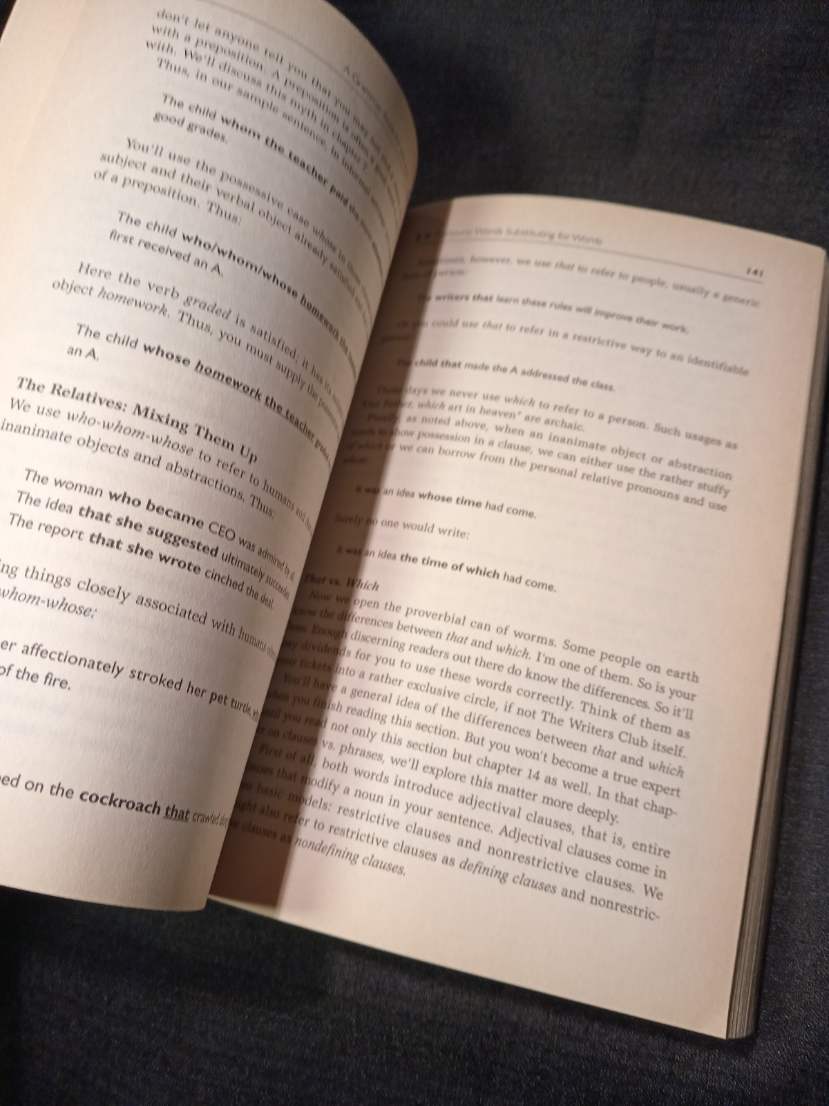 A GRAMMAR BOOK FOR YOU AND I …OUPS, ME ; BY EDWARD GOOD PAPPER BACK 430 PAGES