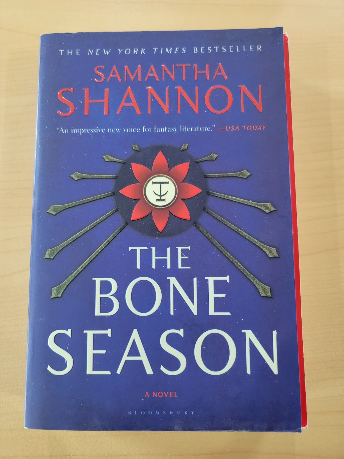 The Bone Season by Samantha Shannon Paperback Bloomsbury Fantasy Dystopian