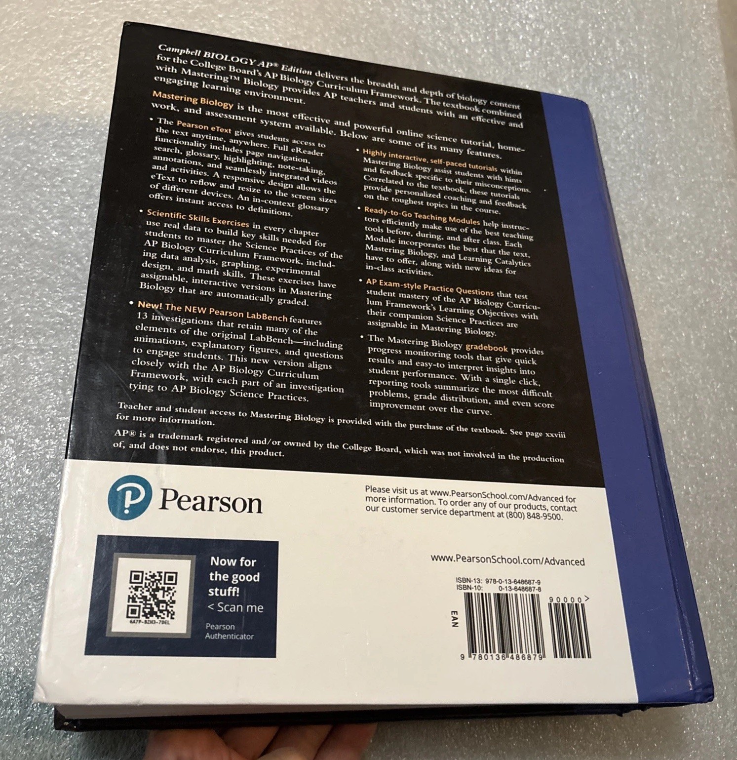 Campbell Biology AP Edition (12th Edition) – Hardcover By Urry – VERY GOOD
