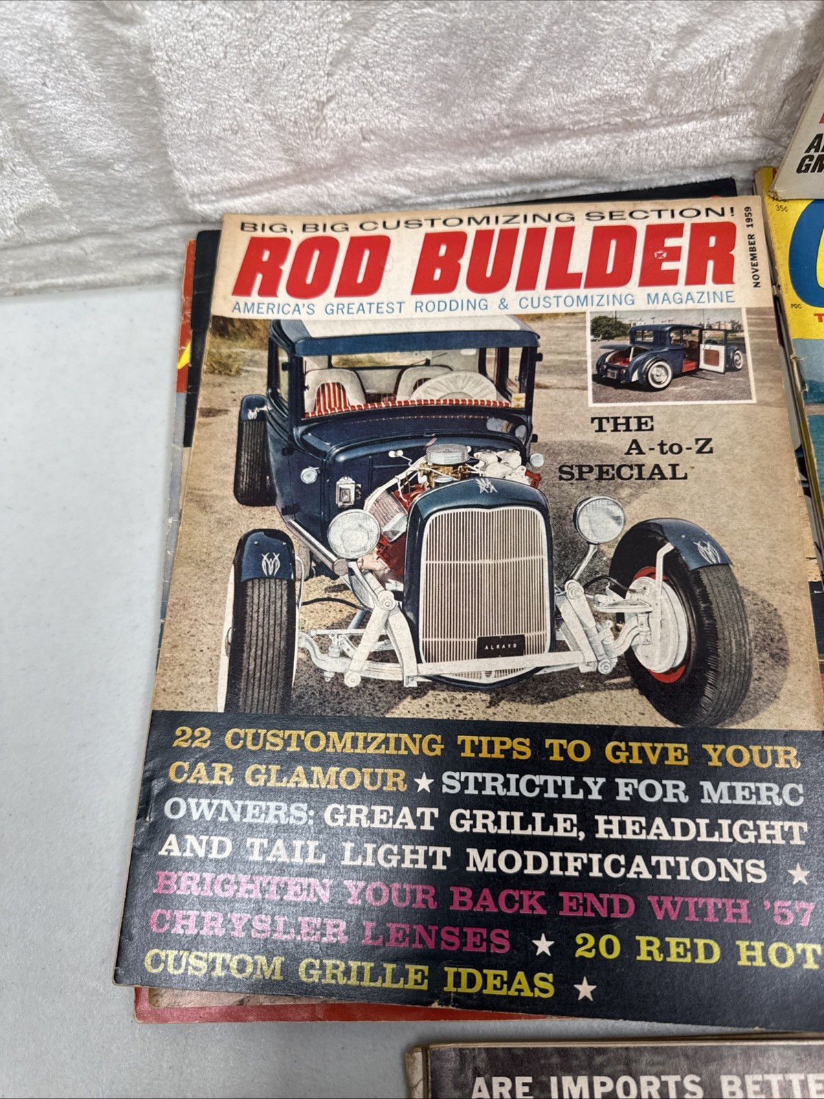 Lot Of 38 VTG Magazines-20 Car Craft 1959-63,5 Cars,3 MotorTrend 1958-64,10 Misc