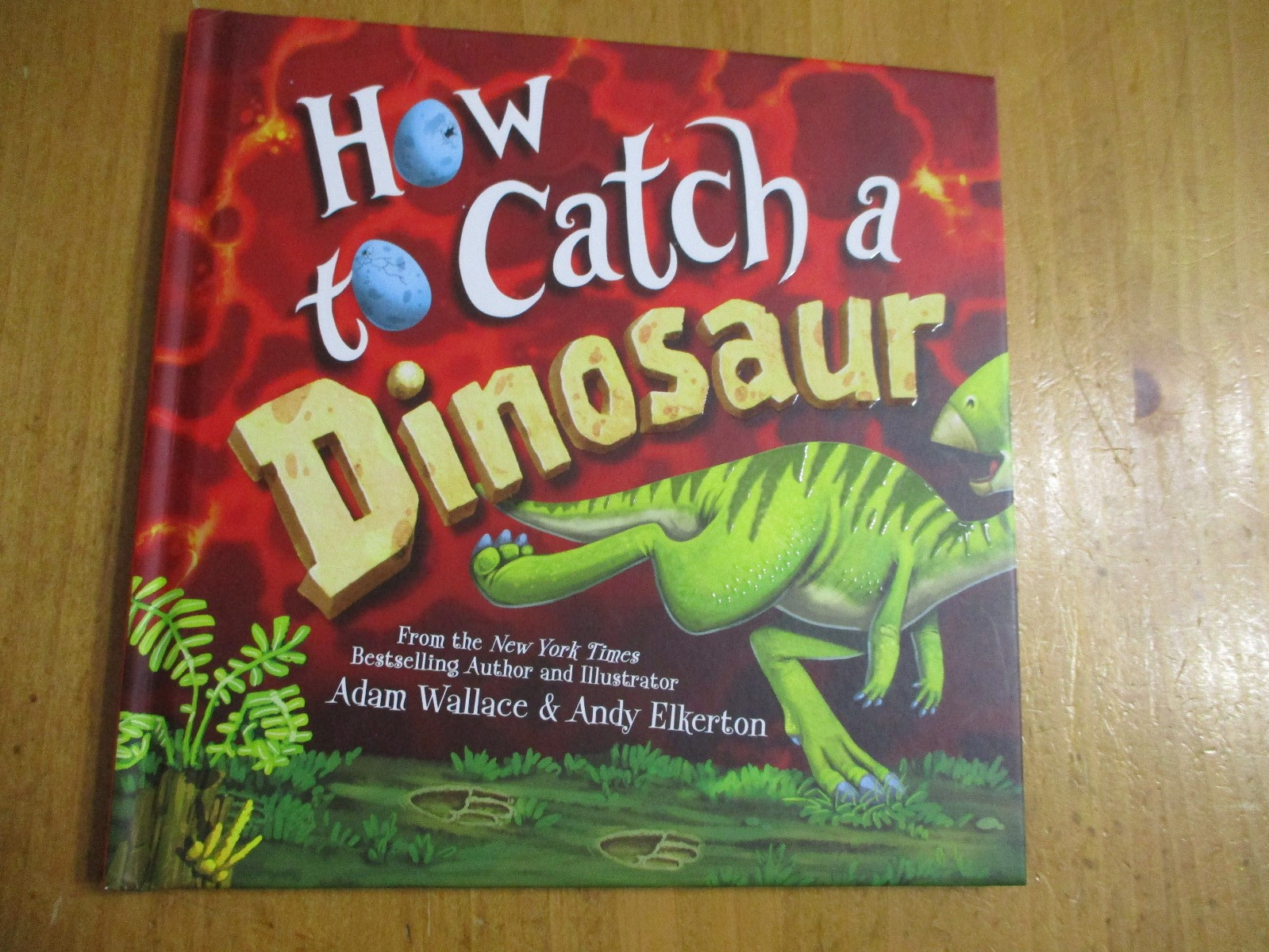 2-Kids Books Learn About Dinosaurs Lift The Flap & How To Catch a Dinosaur