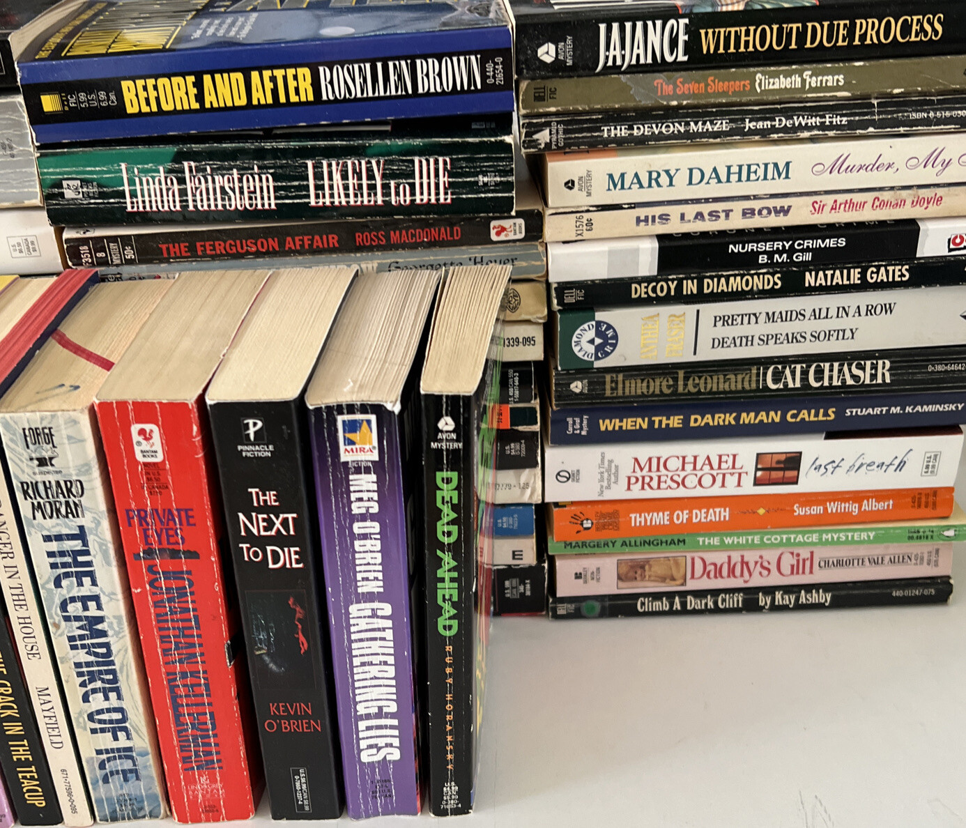 Lot of 10 Mystery Suspense Thriller Paperbacks Random Mix Good to Like New