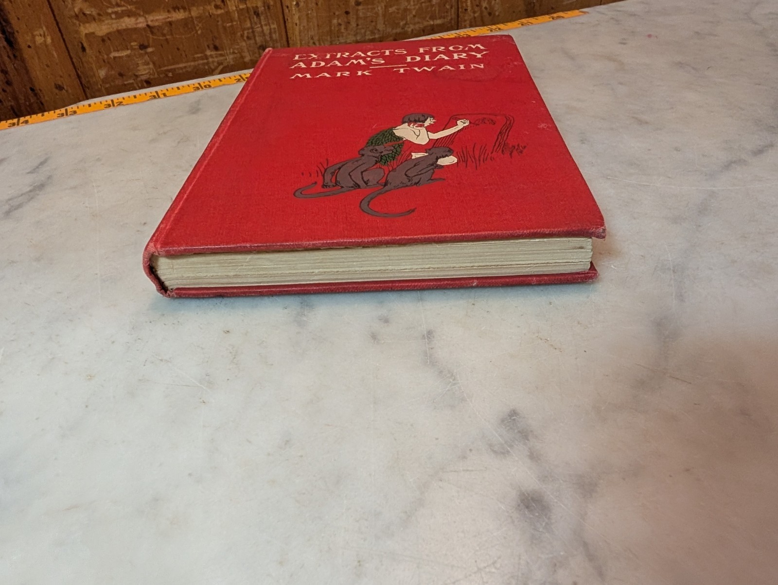 1904 Mark Twain Extracts From Adam’s Diary Vintage Hardcover Book