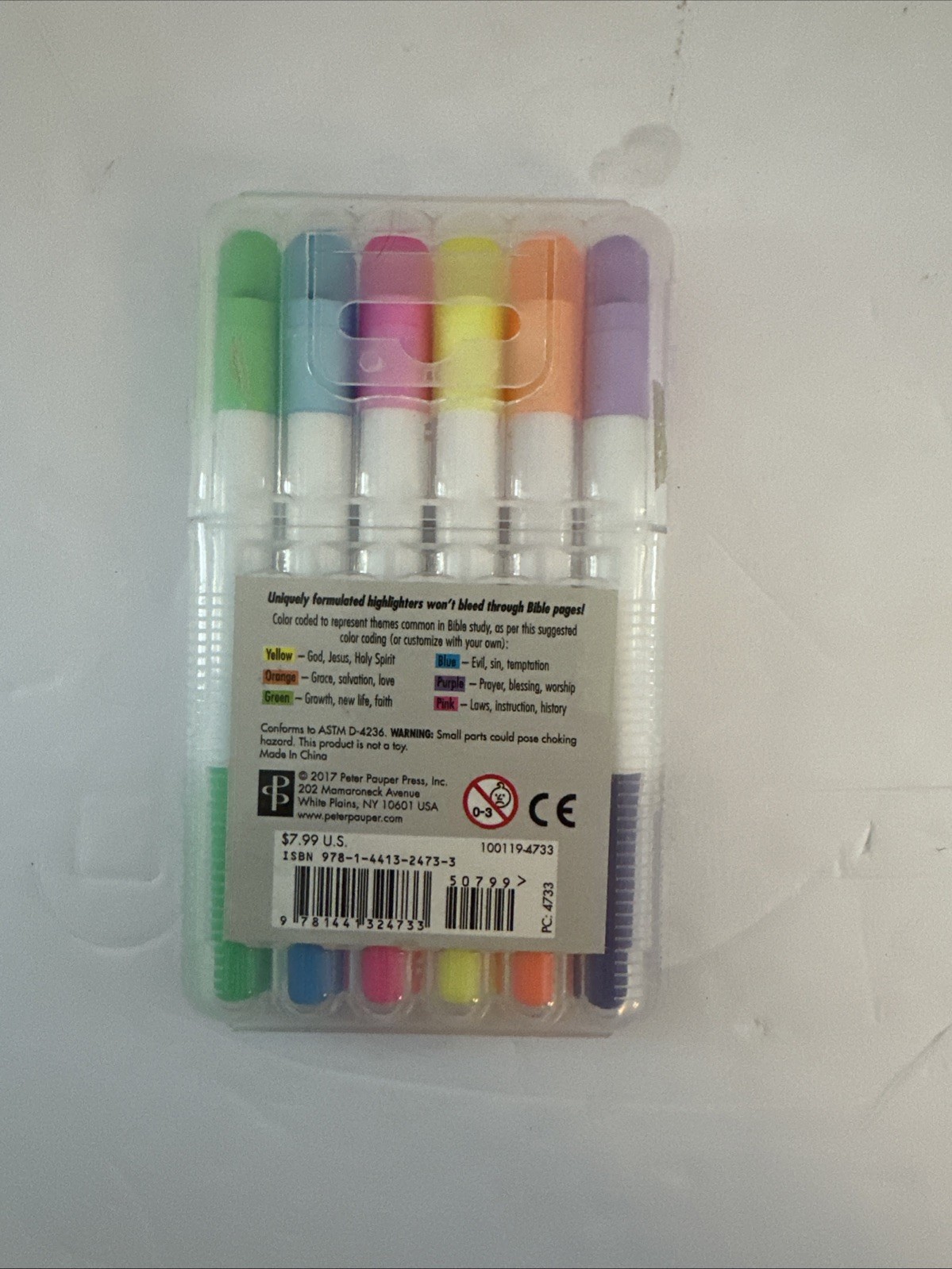 Bible Highlighters (set Of 6) by Inc. Peter Pauper Press (2017, Merchandise,…