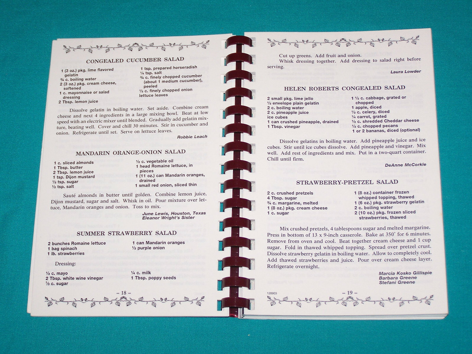 HICKORY GROVE PRESBYTERIAN CHURCH COOKBOOK Charlotte NC 2003 CHERISHED RECIPES