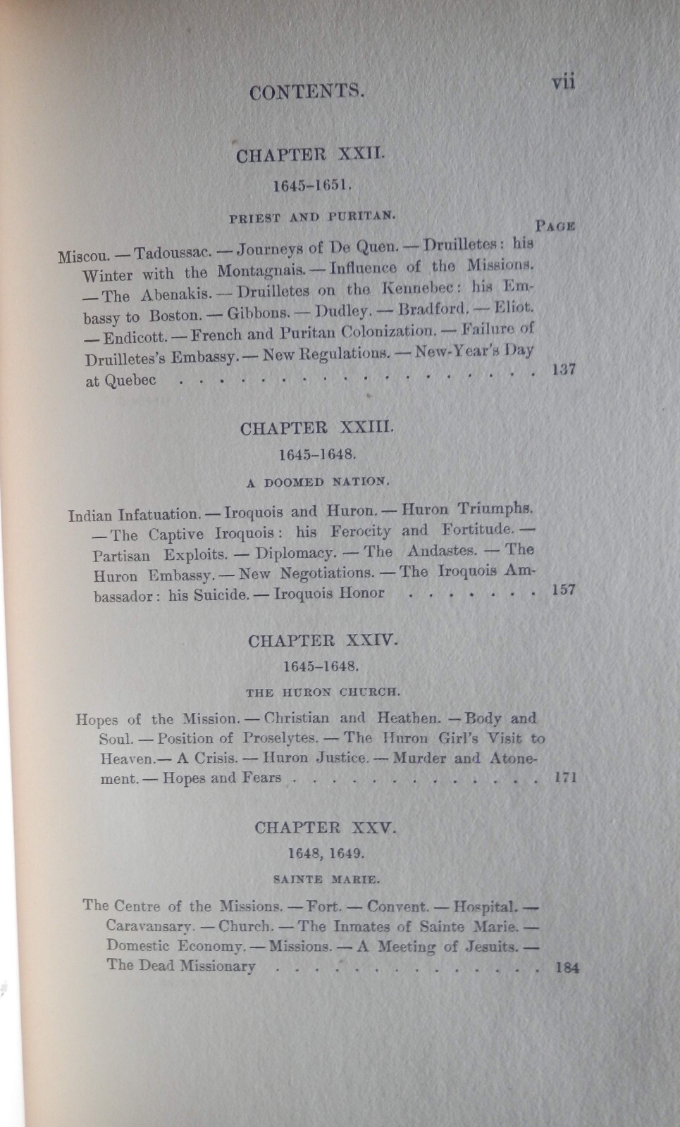 JESUITS IN NORTH AMERICA IN SEVENTEENTH CEo , Vol Twi by Francis Parkman 1899 HC