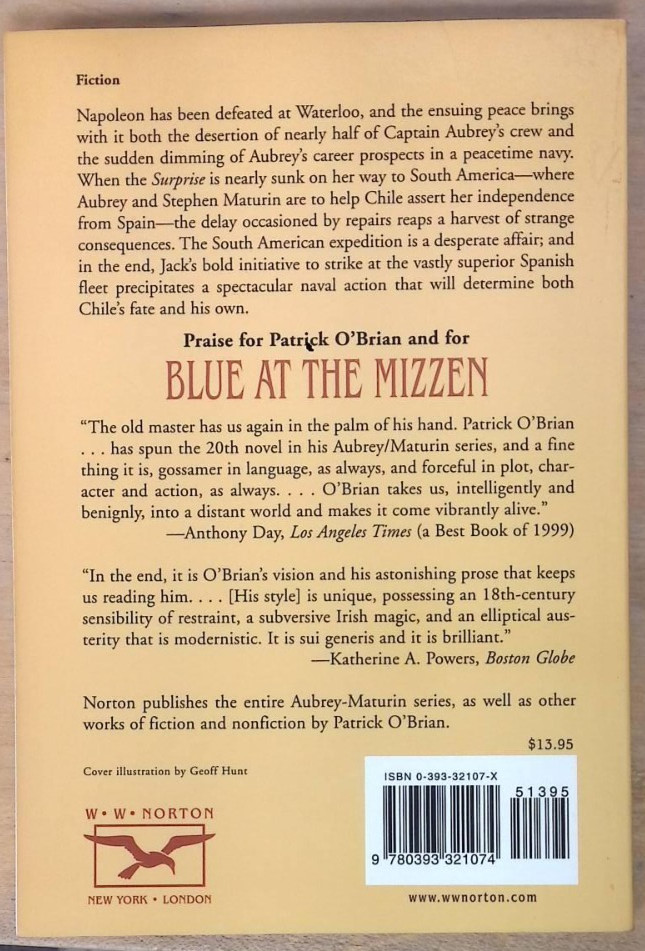 Patrick O’Brian, Aubrey-Maturin Series Vol 1-20 Trade Paperback