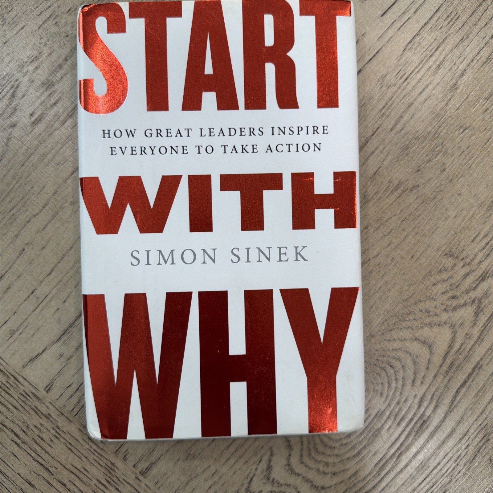 Start With Why Simon Sinek Hardcover Leadership Business Book Bestseller