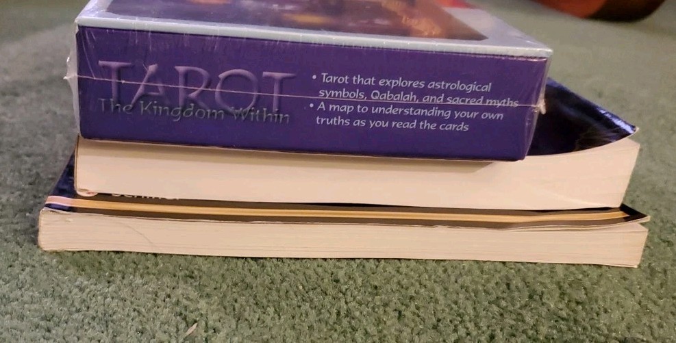 Alchemy of Tarot; Kingdom Within Tarot; extra 332-pg PB, Lot of 3 BN Juno Lucino