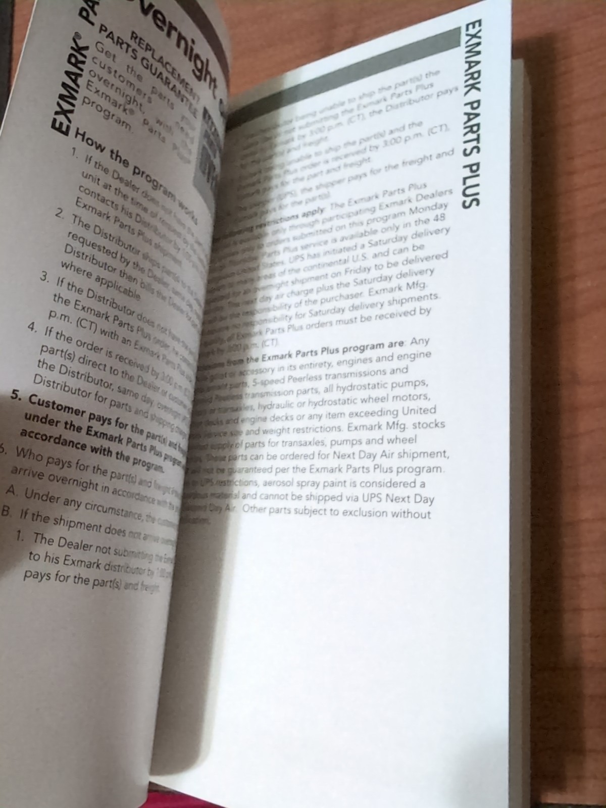 eXmark 2011 Pocket Product Information Guide Triton UltraCut; PB VG