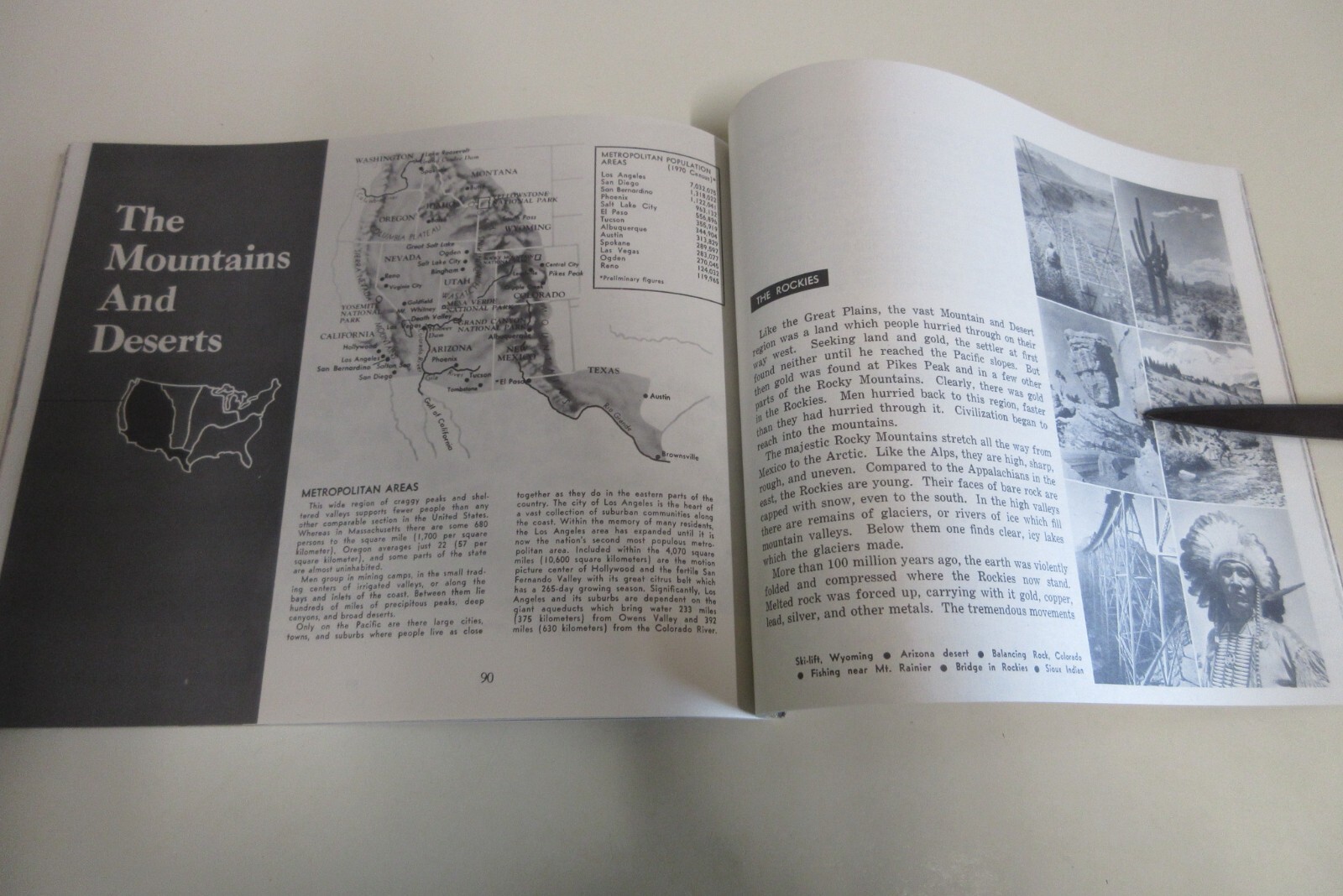 USA: Its Geography and Growth – United States Info. Service – 127 Pages – 1970s