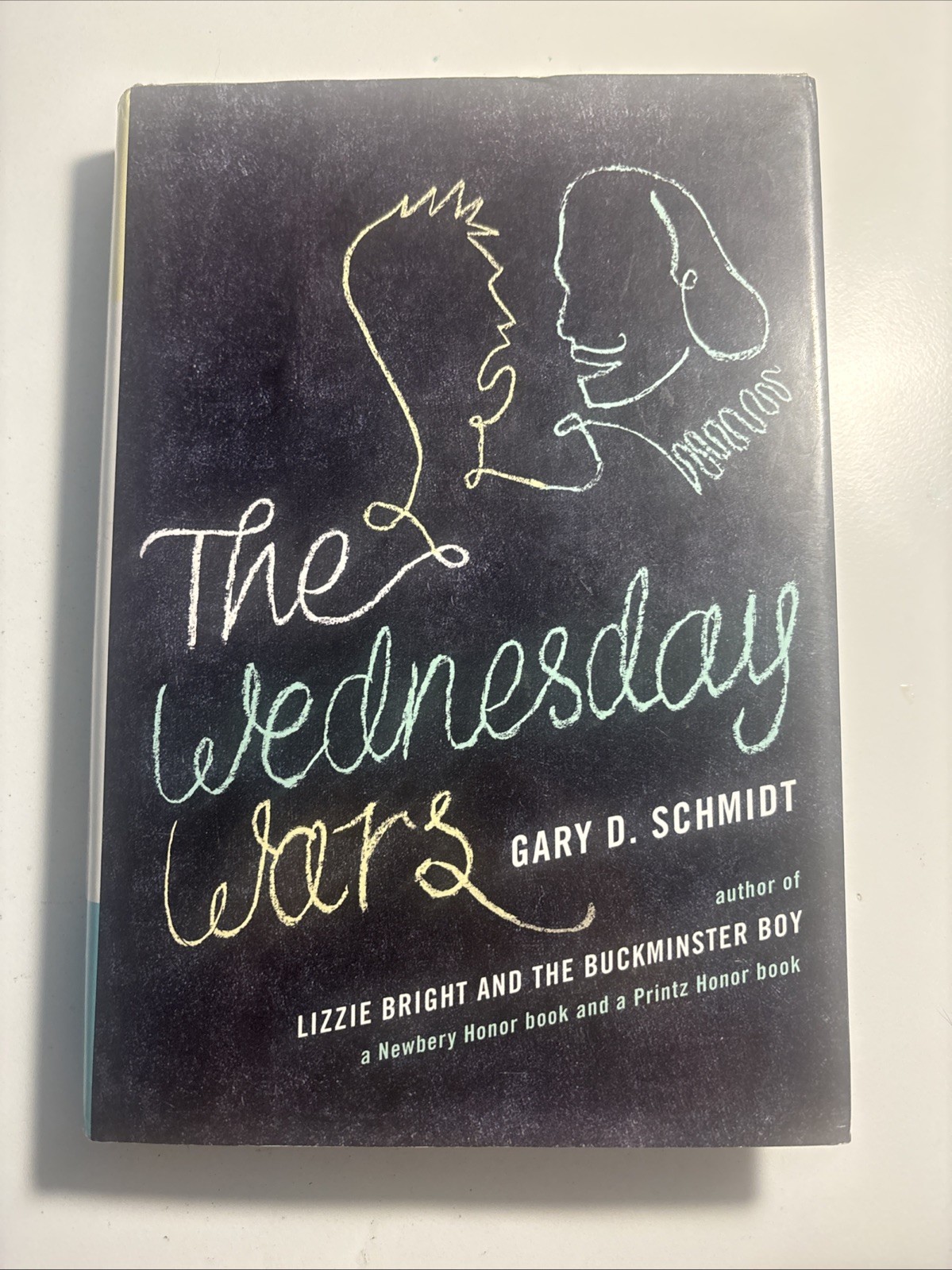 The Wednesday Wars Hardcover 2007 Book w/Dust Jacket Signed By Gary D. Schmidt