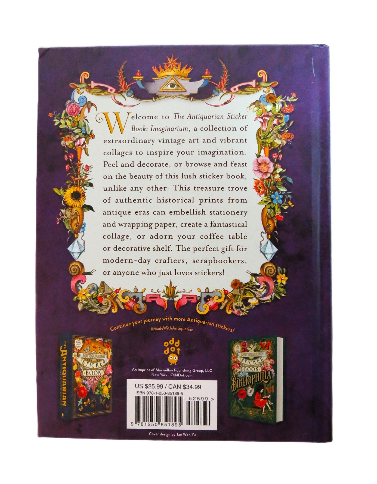 Antiquarian Sticker Book: Imaginarium by Odd Dot (2022, Over 1000 Stickers)