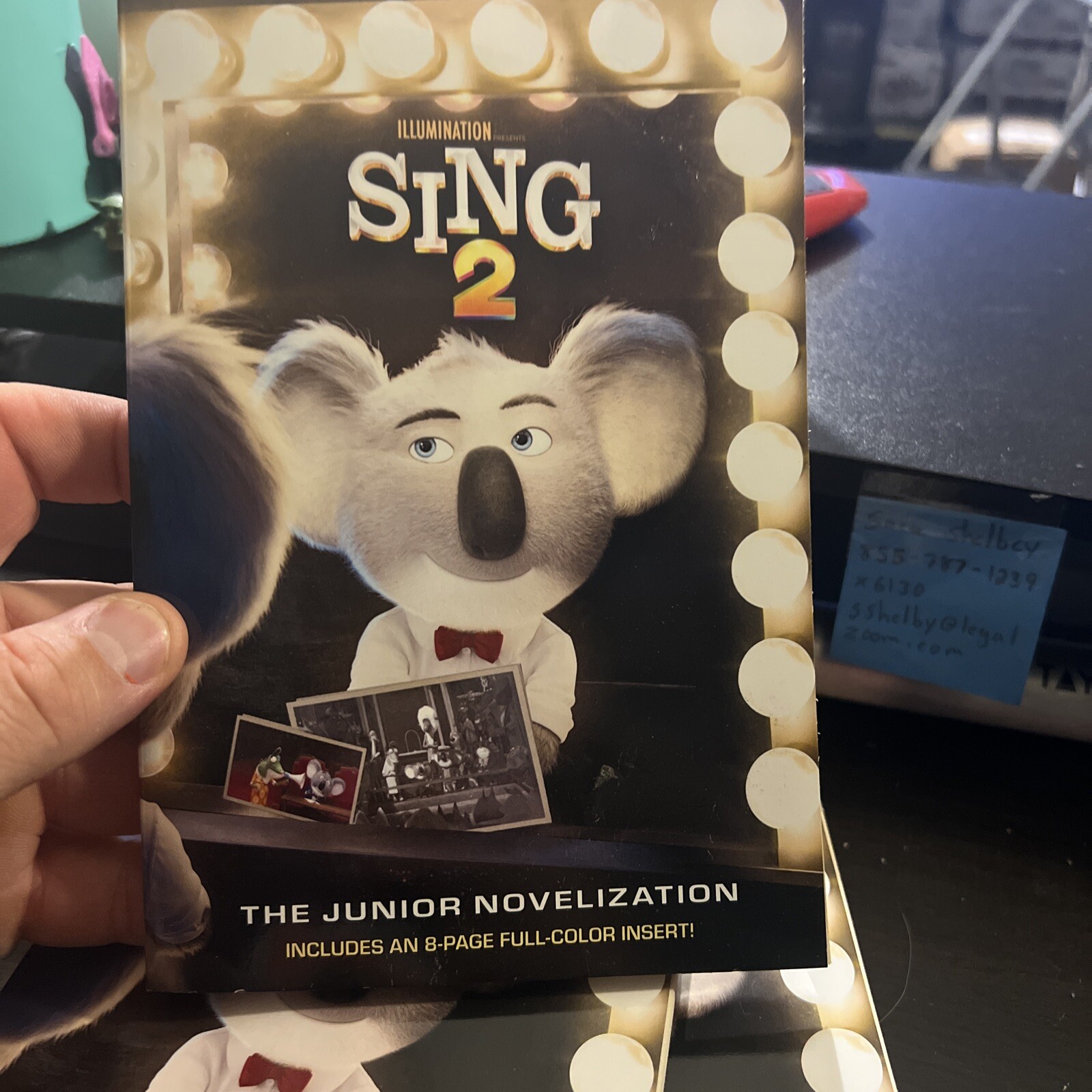 Sing 2: the Junior Novelization (Illumination’s Sing 2) by David Lewman…