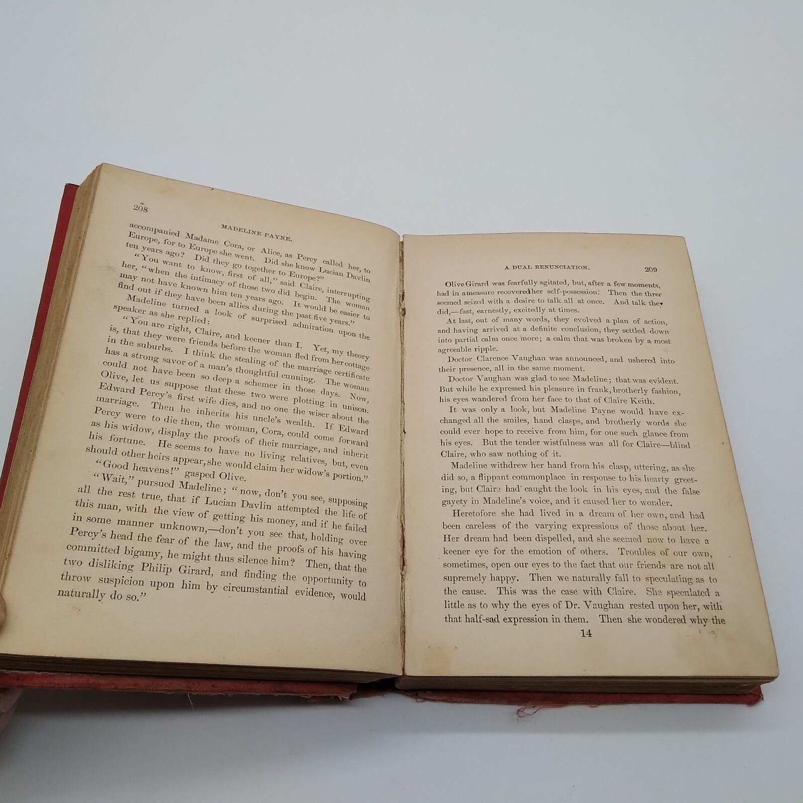 MADELINE PAYNE, THE DETECTIVES DAUGHTER by Lawrence L. Lynch 1885 HC Rare
