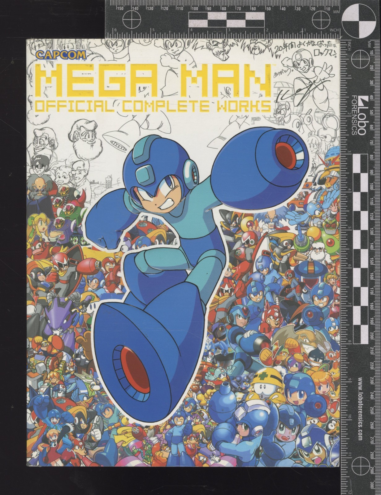 Udon Mega Man: Official Complete Works Illustrated Book Capcom Pre-Owned #032