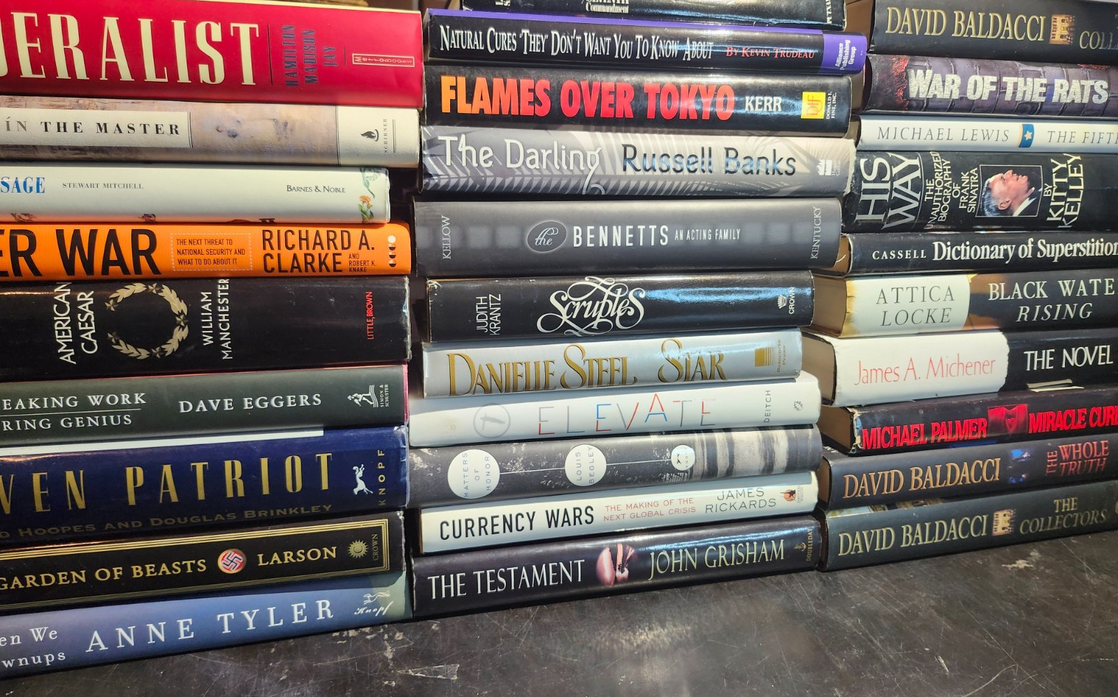 Lot of 10 Pounds Hardcover INSTANT COLLECTION FICTION Excellent Condition!