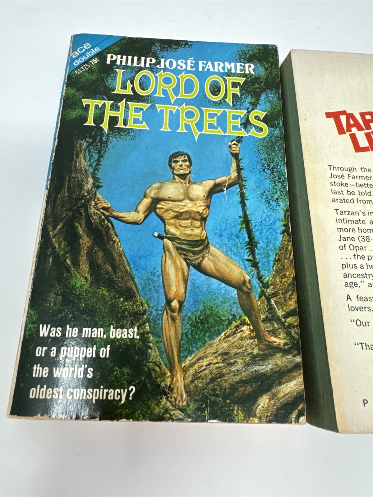 LOT OF 3 Philip Jose Farmer The Mad Goblin/Lord of the Trees Lord Tyger Tarzan