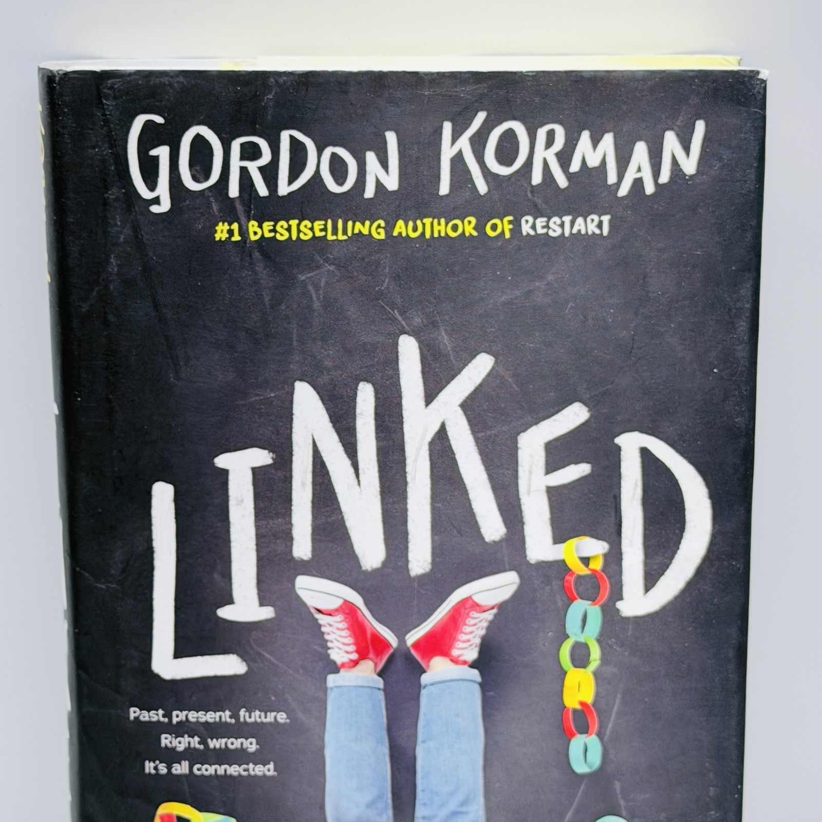Linked by Gordon Korman Signed 1st Edition Hardcover 2021 Scholastic Press YA