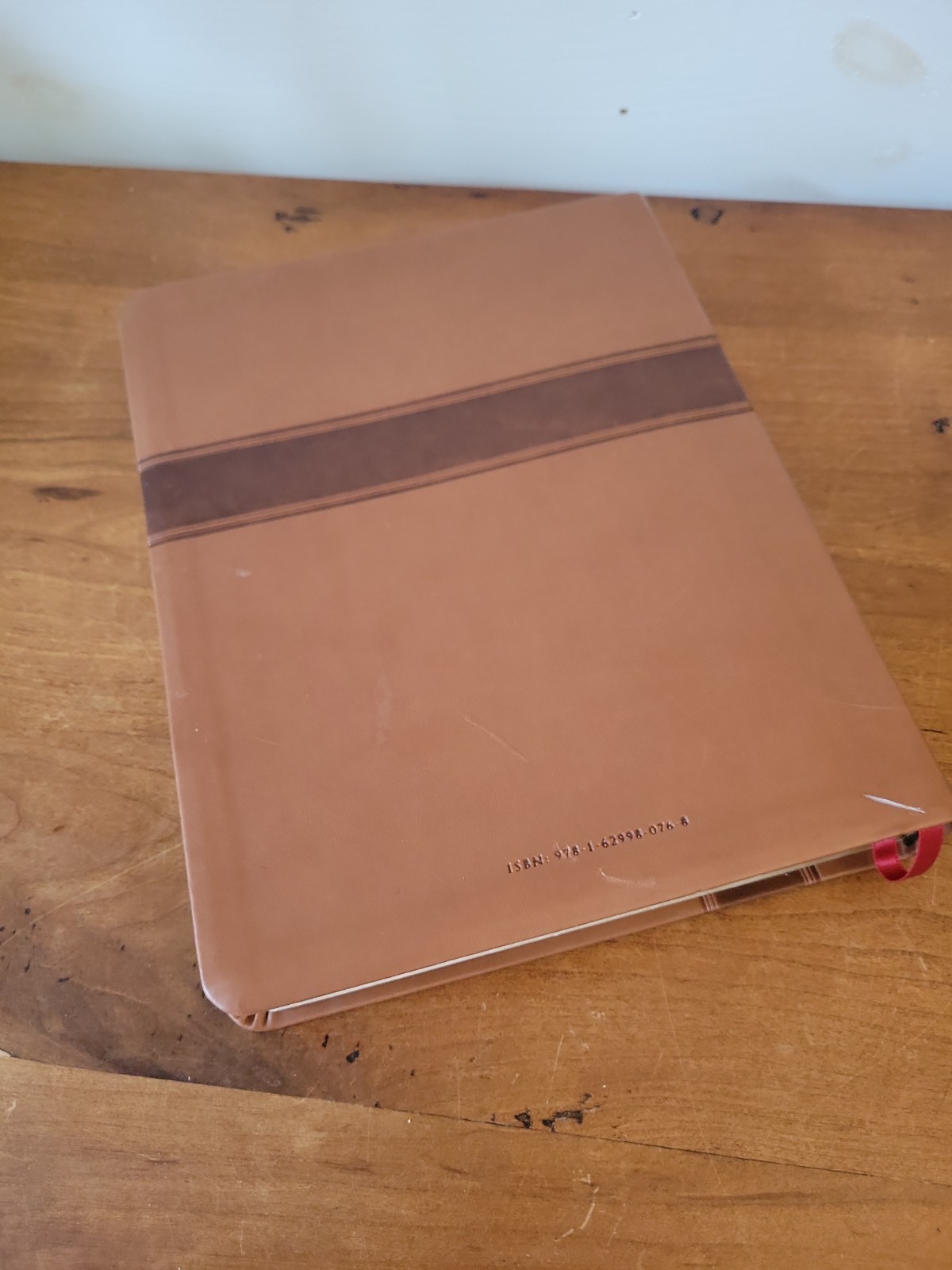 Giant Print Restoration Bible Brown Leather Soft Limited PTL Club MEV