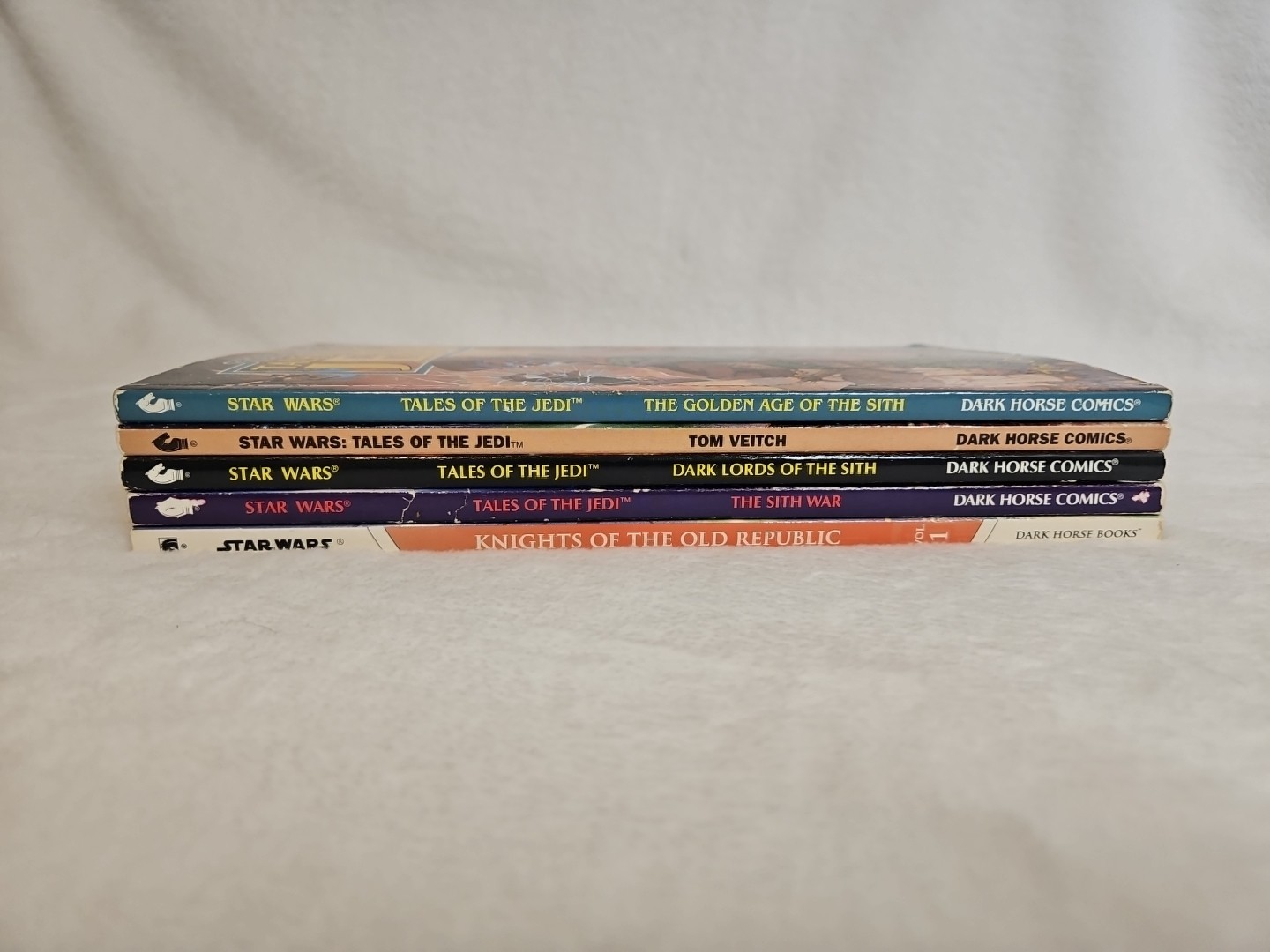Star Wars (Dark Horse Comics) 5-Book TPB Lot, Good Condition