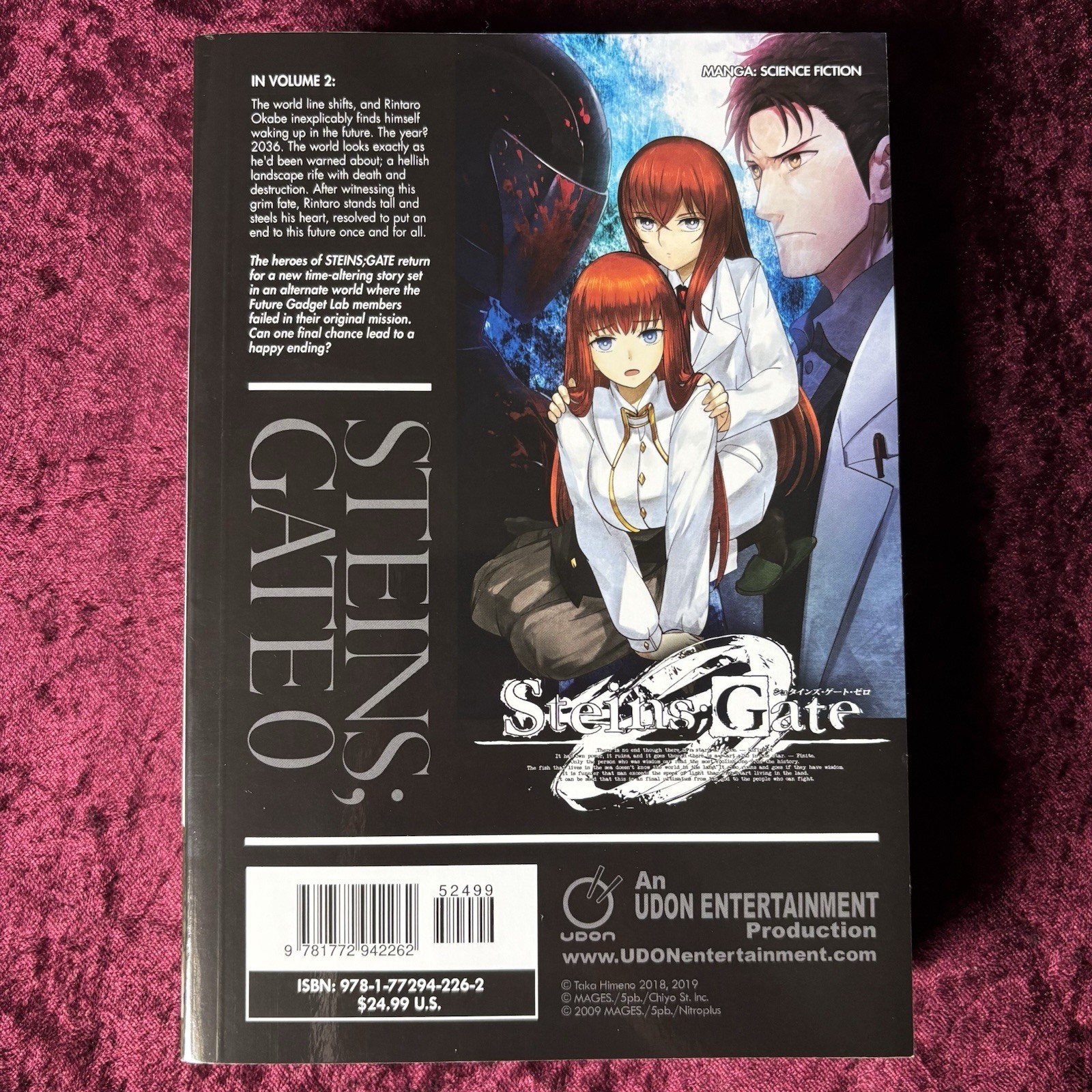 Steins;Gate 0 Vol. 2 Manga, Barnes & Noble Exclusive Edition