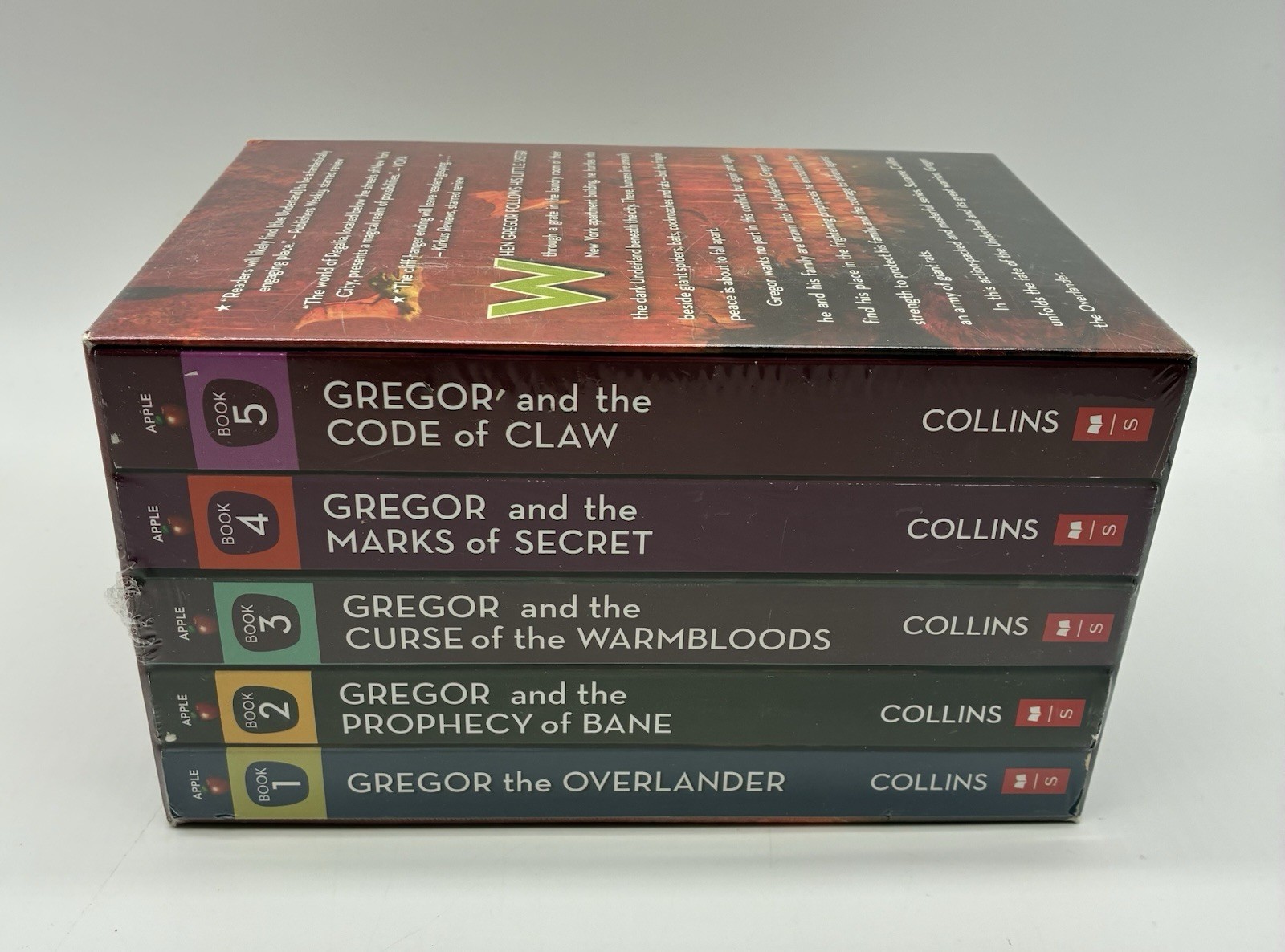 Gregor The Underland Chronicles Paperback Book Set #1-5 by Suzanne Collins NEW