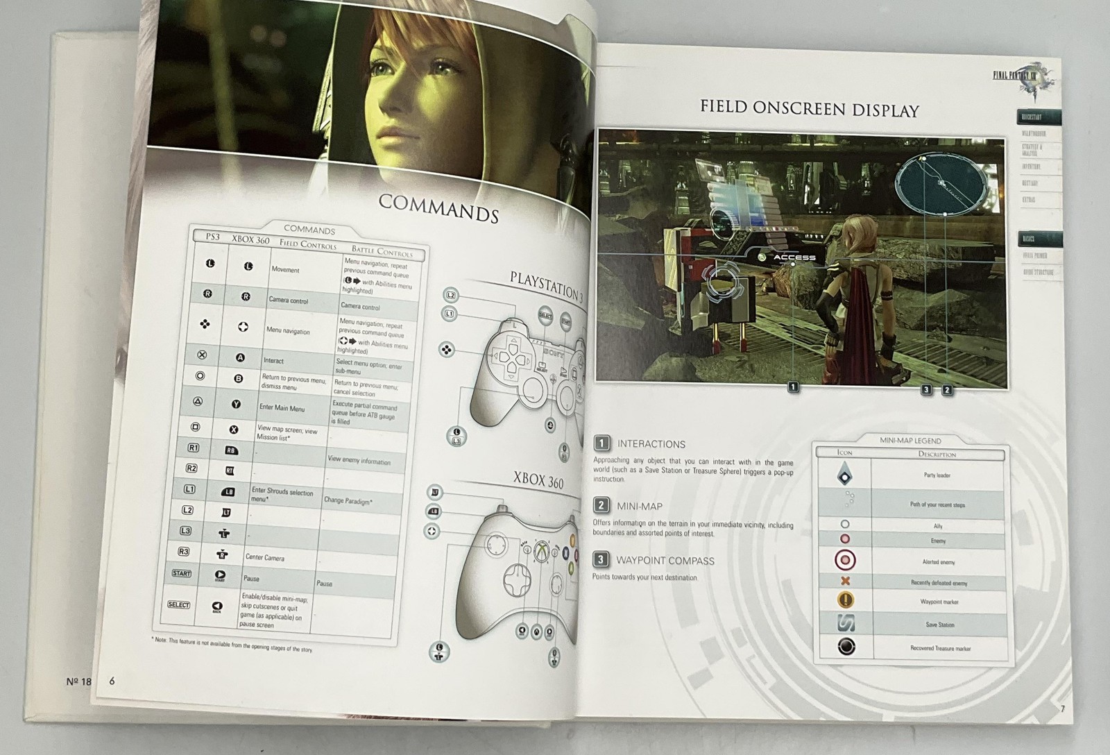 FINAL FANTASY XIII Square Enix Hardcover Illustrated Picture Book