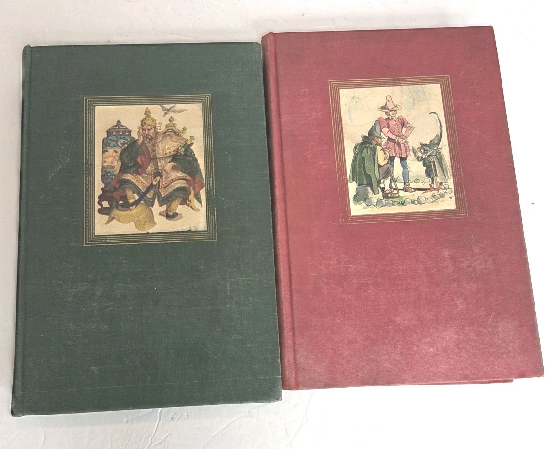 Grimm & Andersen Fairy Tales Illustrated Szyk Kredel Grosset Dunlap Vintage Set