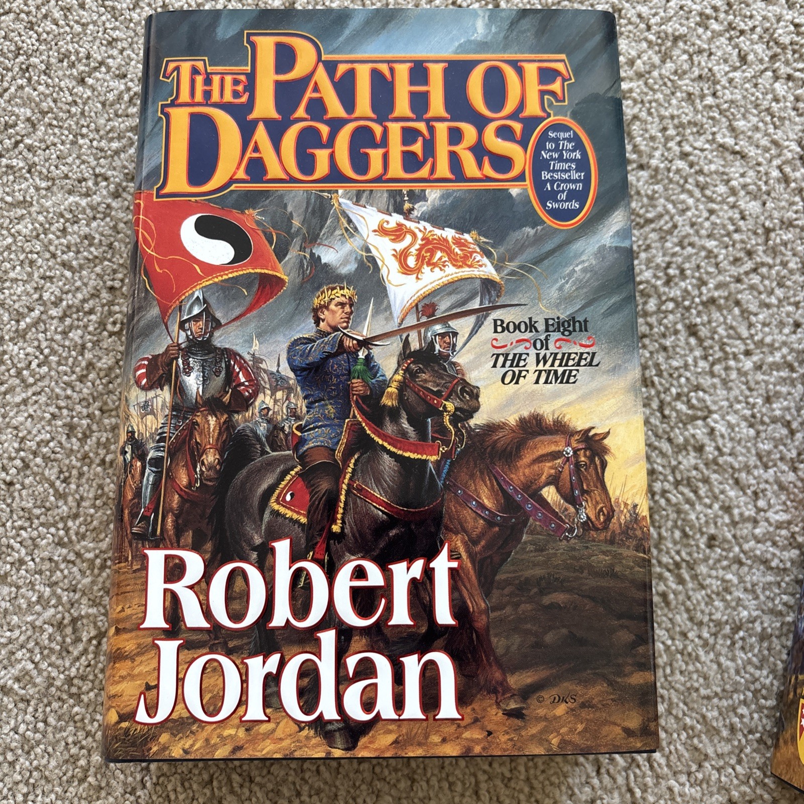 7 Book Lot – Robert Jordan – Wheel Of Time – Book 1, 2, 3, 4, 5, 8 and 12.