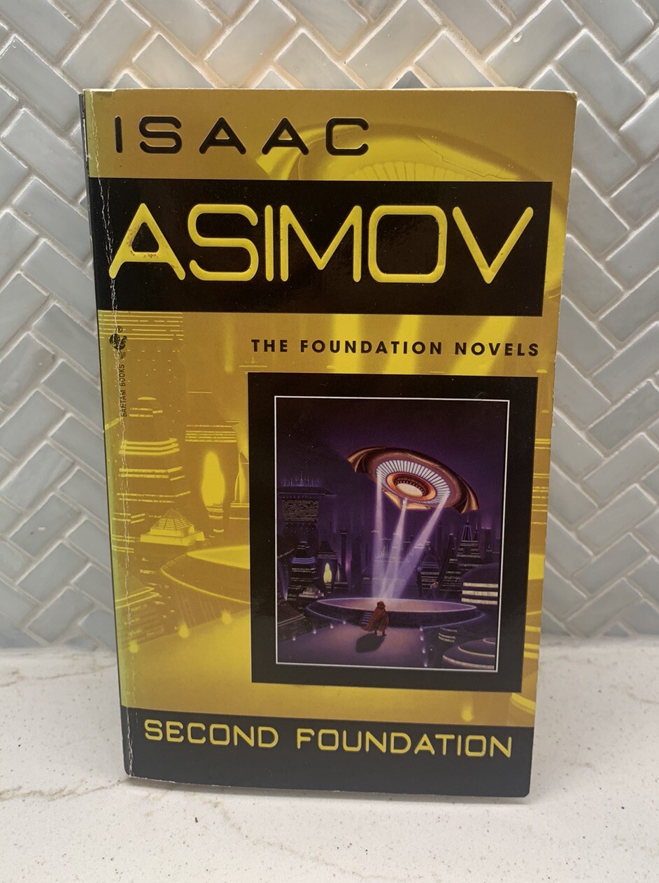 FOUNDATION Novels by Isaac Asimov Lot of 3 mm paperback set + Prelude three PICS