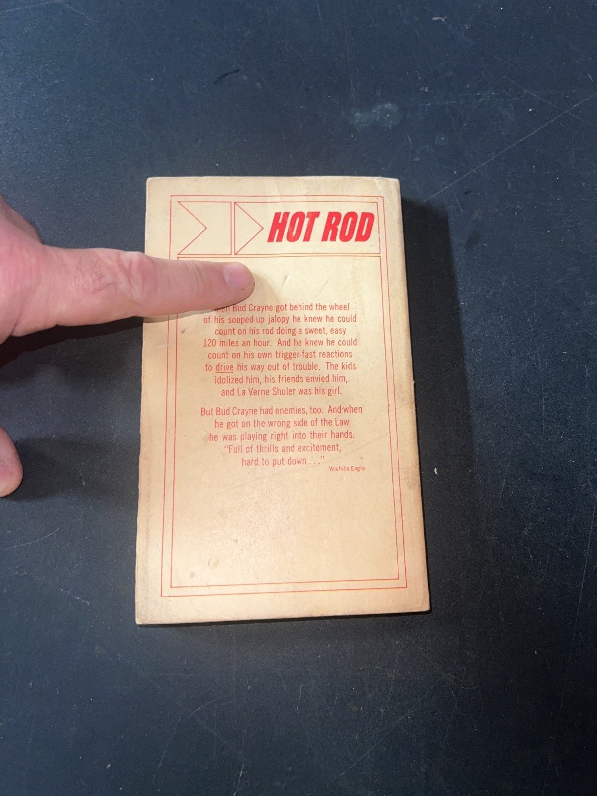 Hotrod by Henry Gregor Felson Paperback Book 1963 Printing Batam Pathfinder