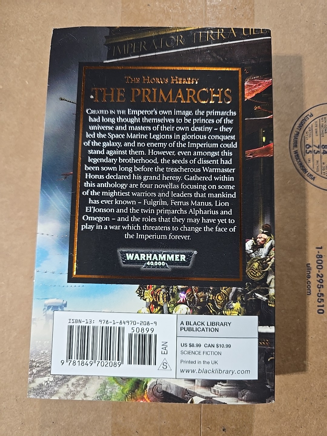 Primarchs by Christian Dunn 12 PB BLACK LIBRARY WARHAMMER Horus Heresy