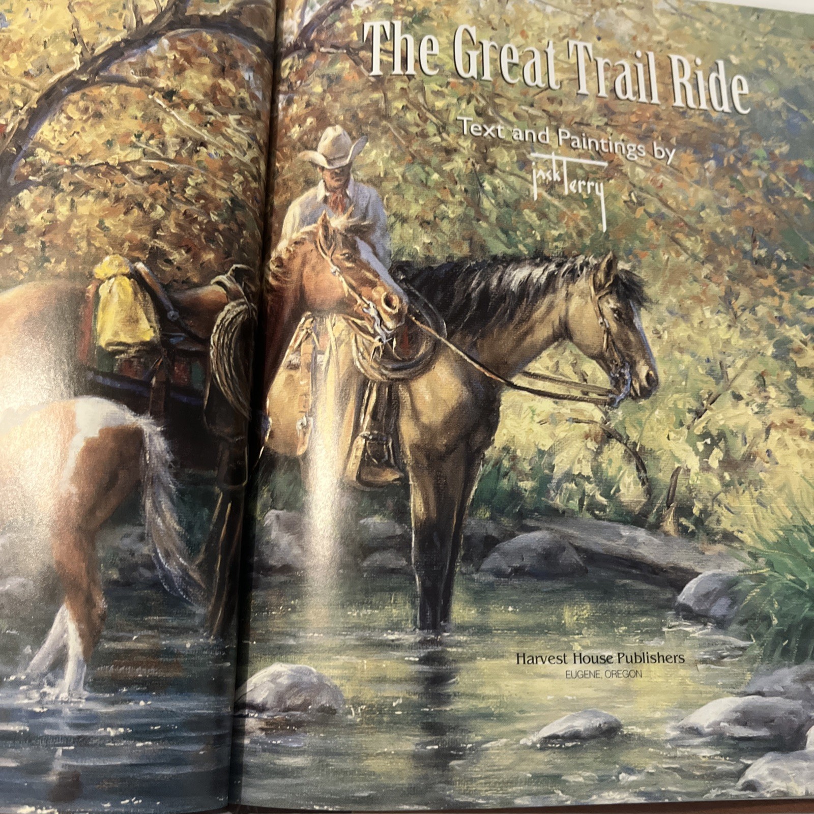 SIGNED- l The Great Trail Ride: Meeting God in the Wide Open Spaces Book Western
