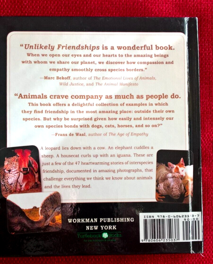 “Unlikely Friendships”, Jennifer S. Holland, 2011, Workman Publishing,-englisch-