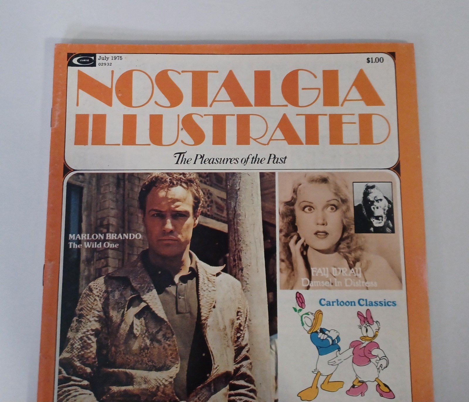Nostalgia Illustrated July 1975 Magazine Marlon Brando Cartoon Classics