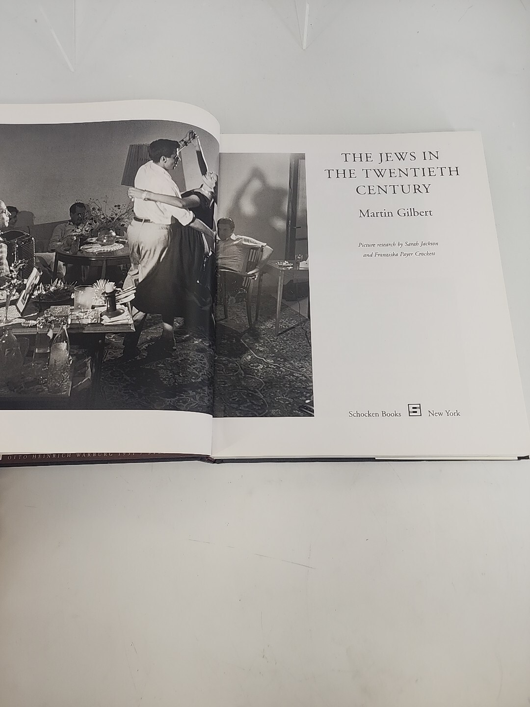 The Jews in the Twentieth Century An Illustrated History M Gilbert 1st Ed 1st Pr