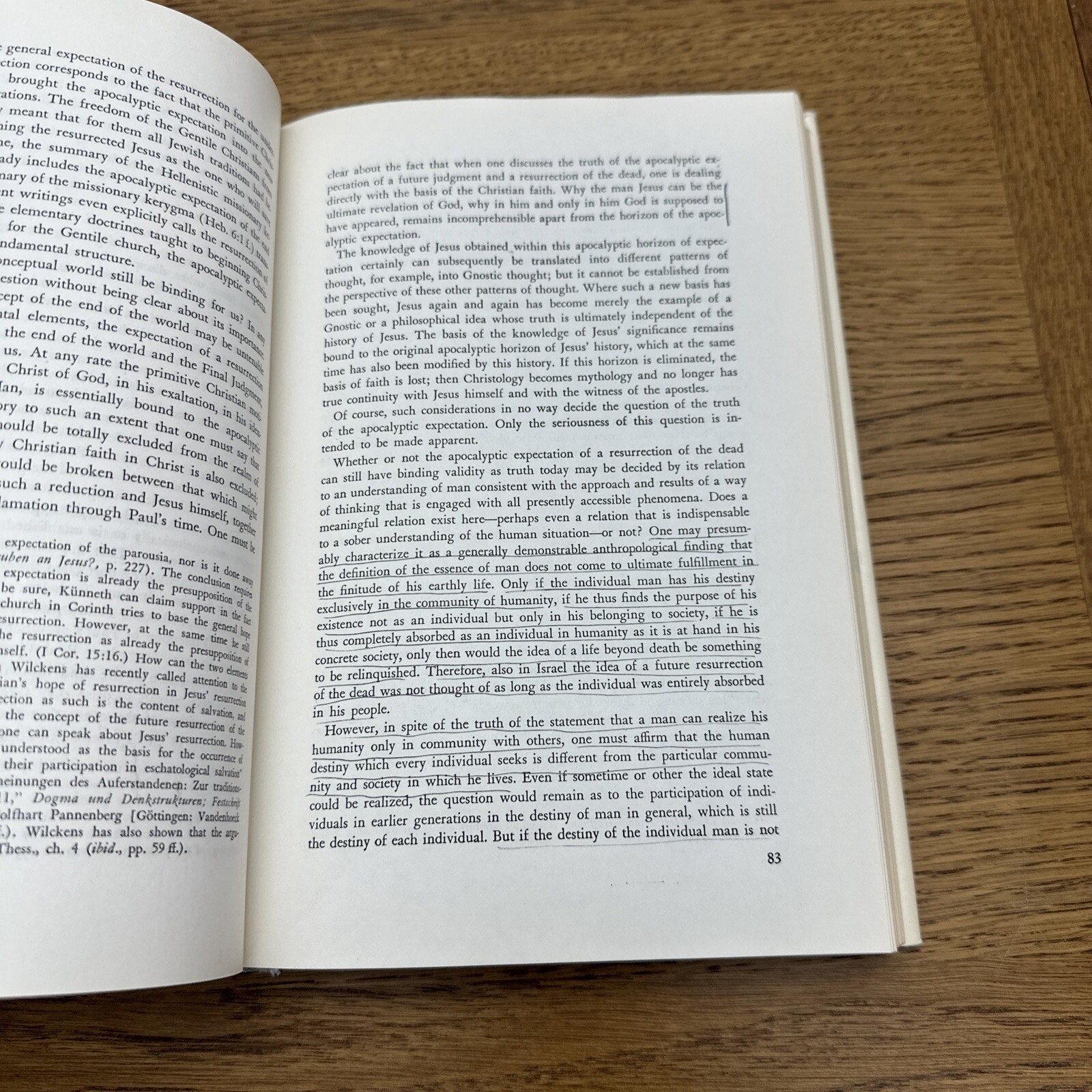 JESUS GOD AND MAN By Wolfhart Pannenberg Hardcover 1968 The Westminster Press DJ
