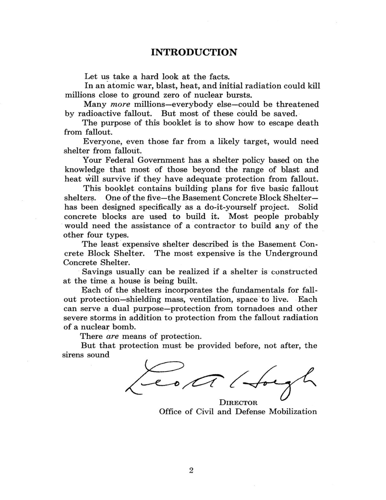 The Family Fallout Shelter “1959” 31 Pages