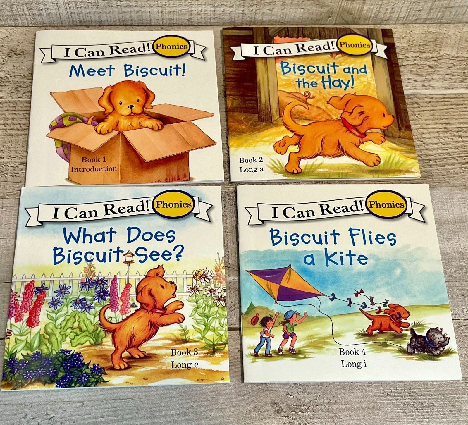 I Can Read Phonics Meet Biscuit 12 Book Set – Travel Size