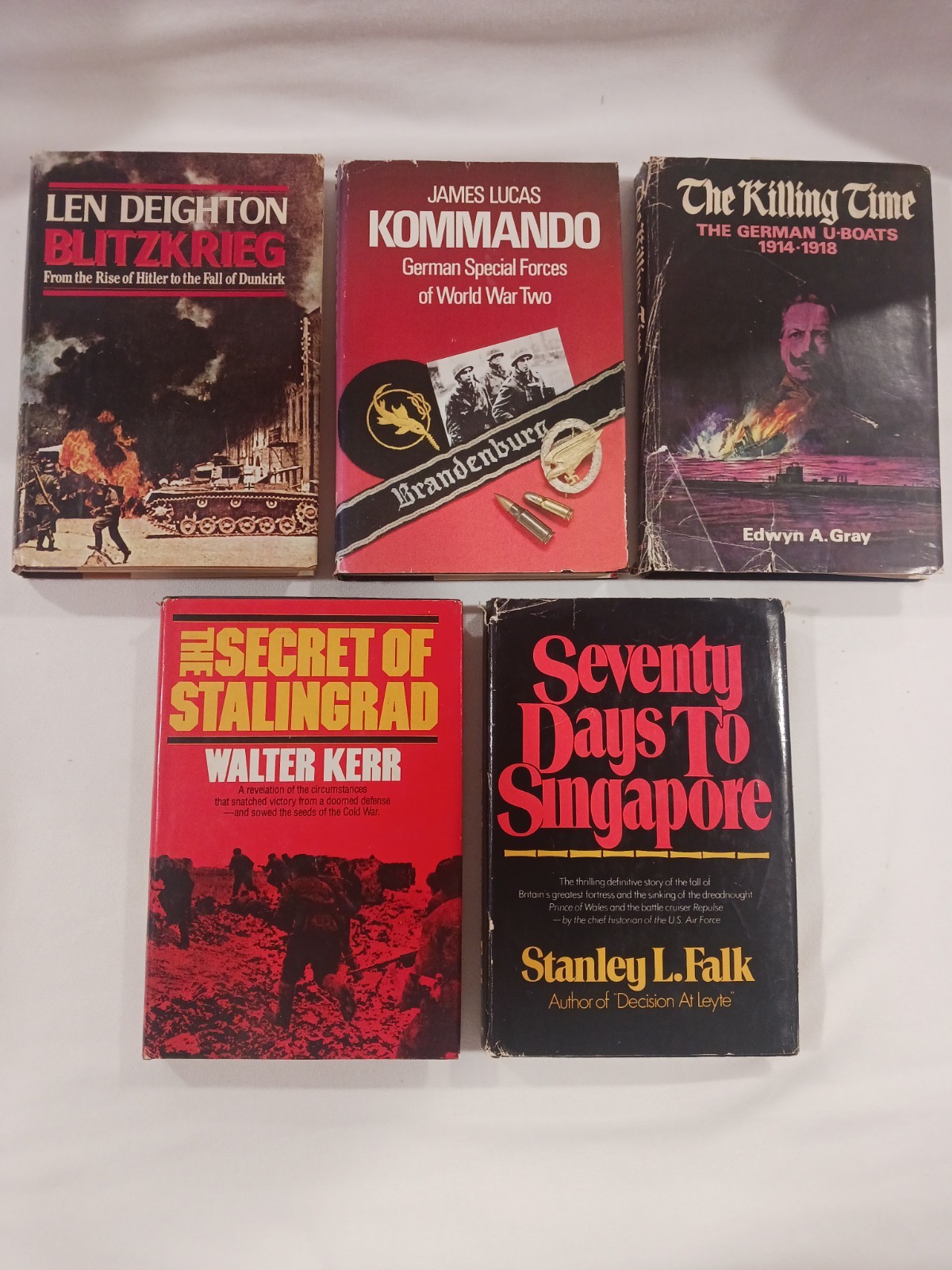 Military History Book Lot World War 2 WW2 WW1 UK Germany Russia U-boats BCE HC