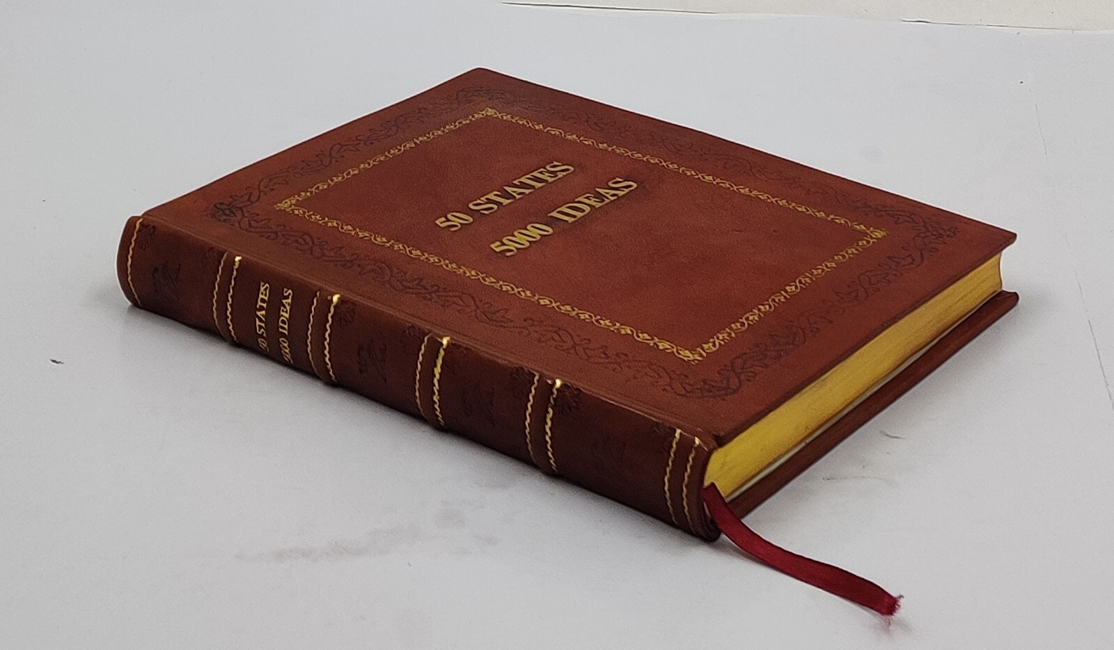 50 STATES, 5,000 IDEAS by Joe Yogerst [PREMIUM LEATHER BOUND]