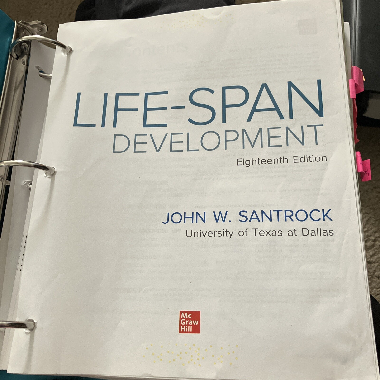 Life-Span Development 18th Edition – Loose Leaf By John Santrock
