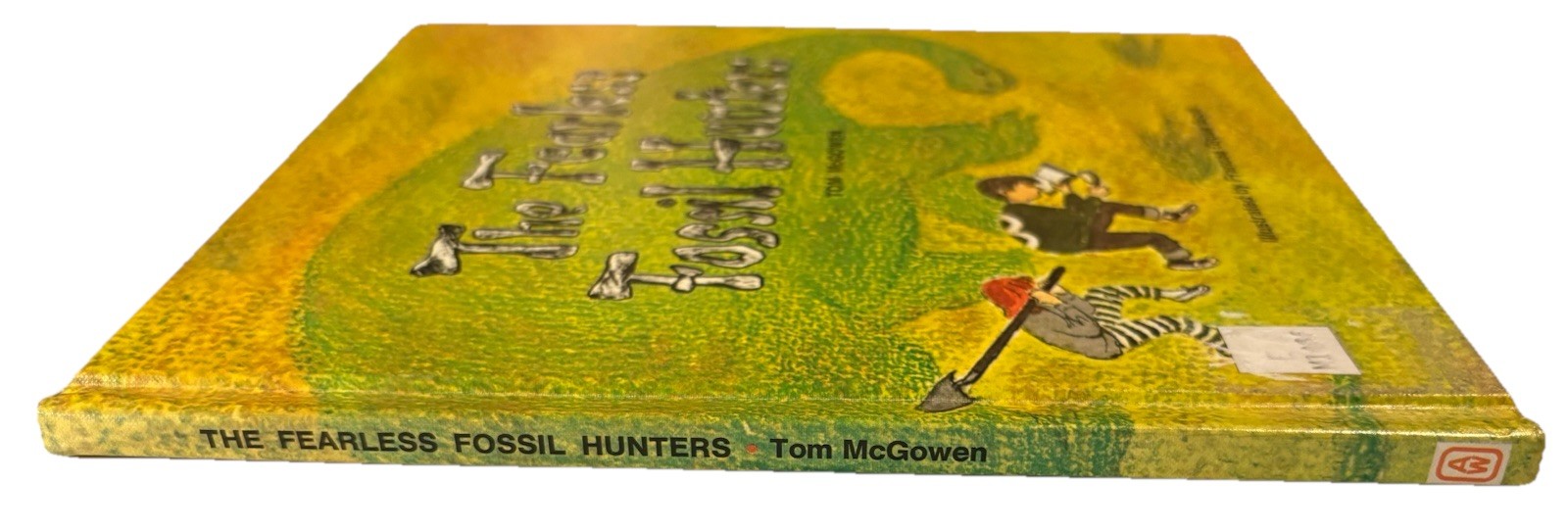 Vintage 1971 “The Fearless Fossil Hunters” Hardcover Book by Tom McGowen – RARE