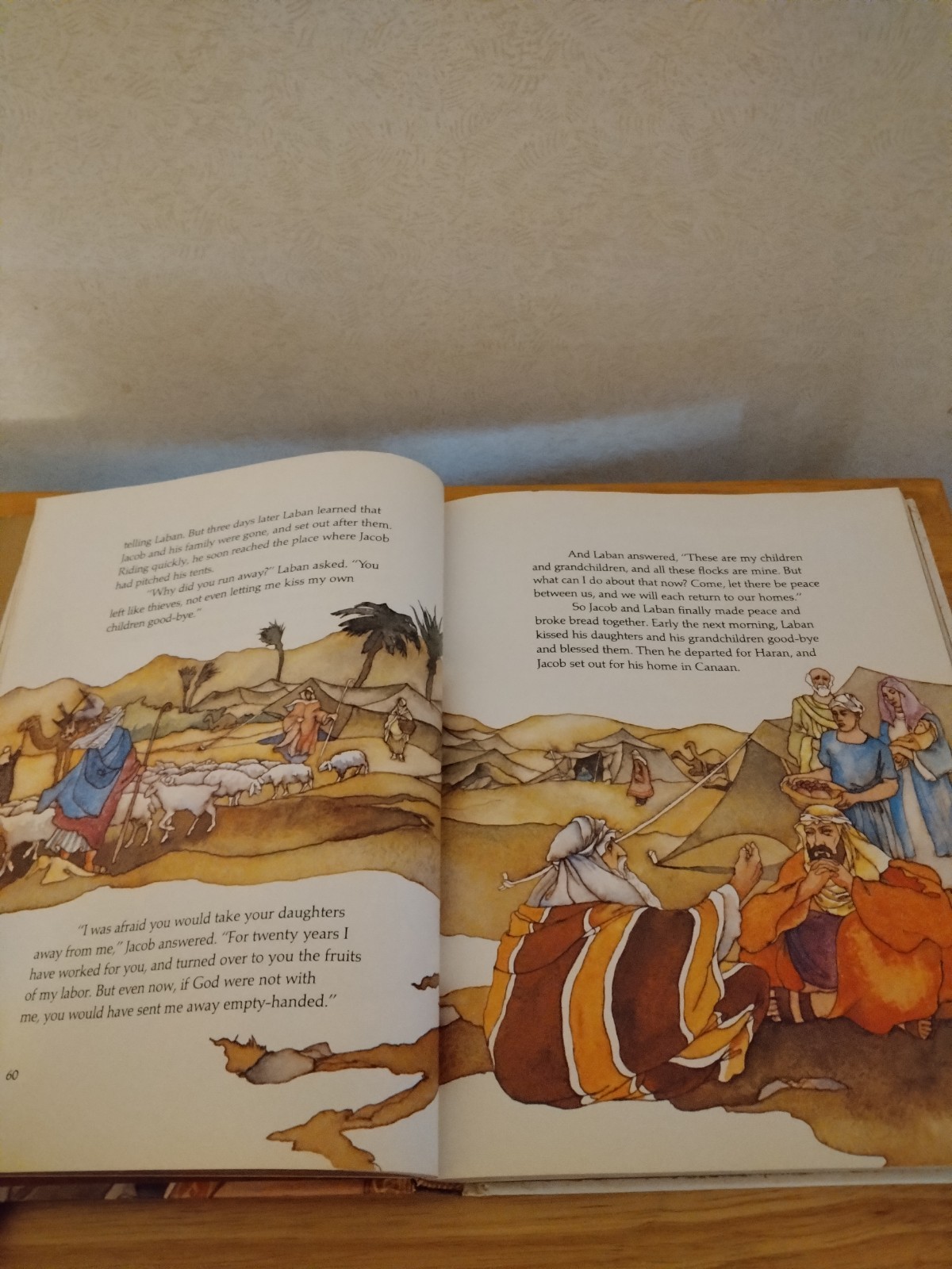 Bible Stories For Children 1980 Hardcover Book Geoffrey Horn & Arthur Cavanaugh