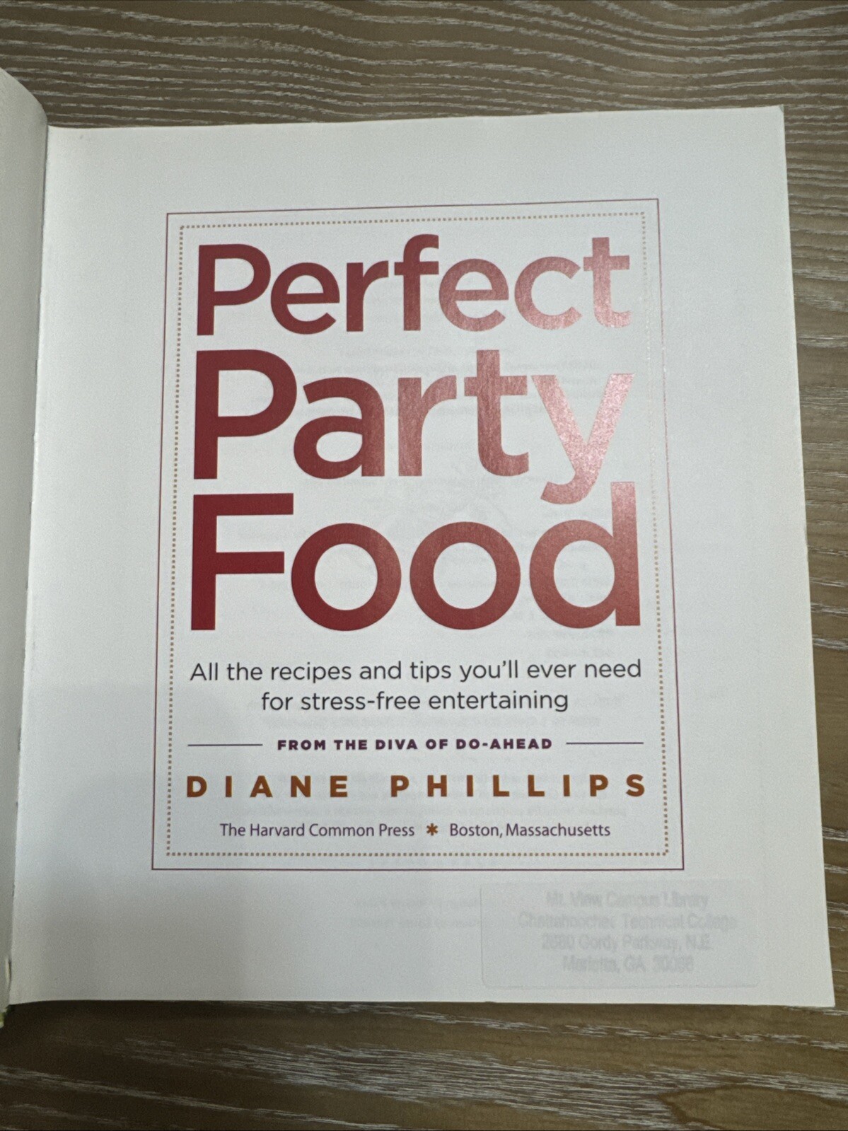 PERFECT PARTY FOOD: ALL THE RECIPES AND TIPS YOU’LL EVER By Diane Phillips Mint