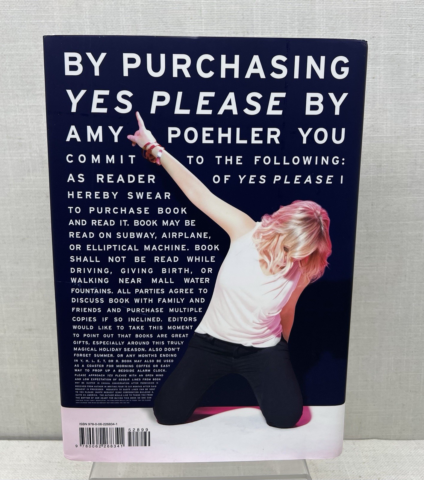 Yes Please by Amy Poehler SIGNED First Edition 1st Printing 2014 Hardcover