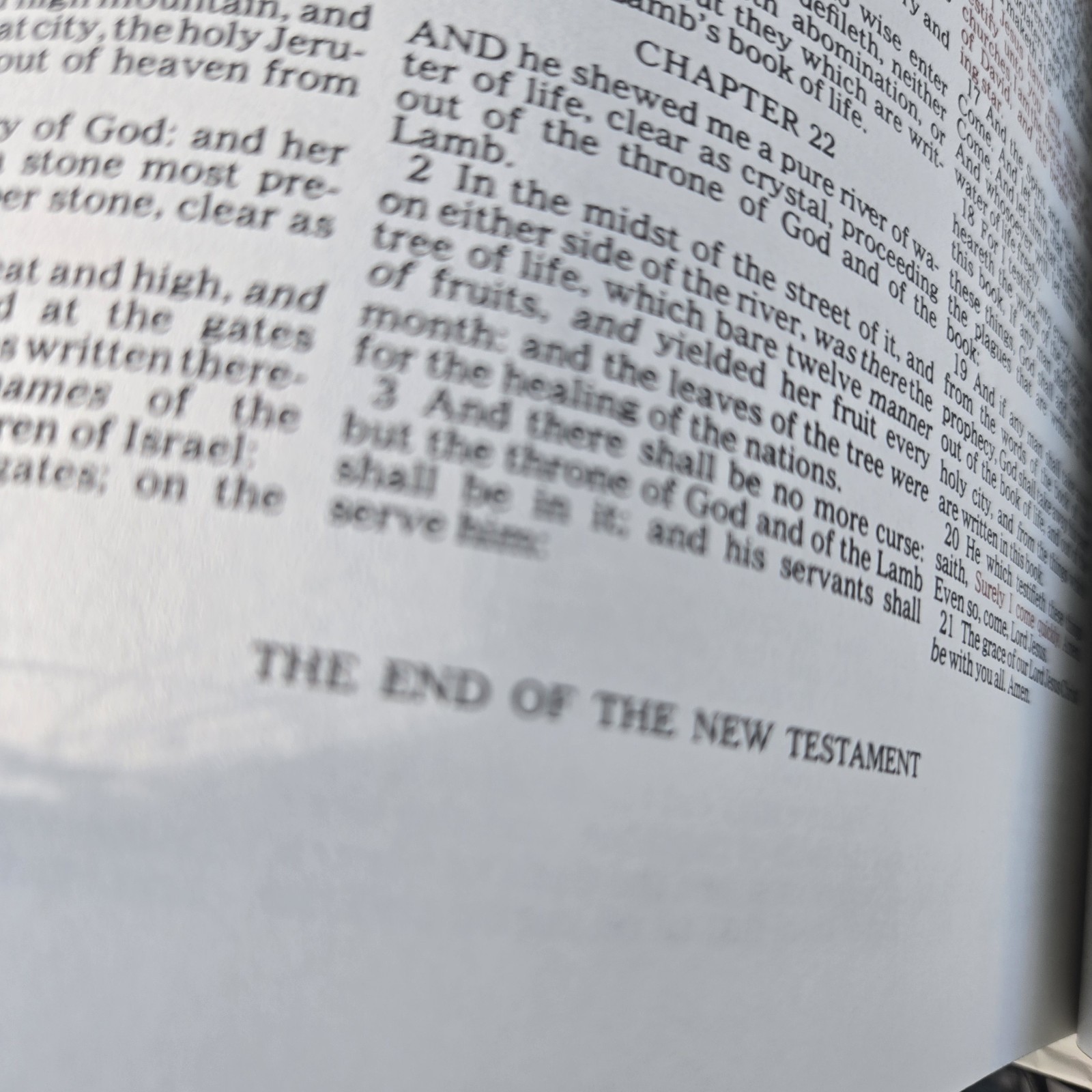 Vintage 1971 Holy Bible Regency King James Version Red Letter White Gold EUC 🙏