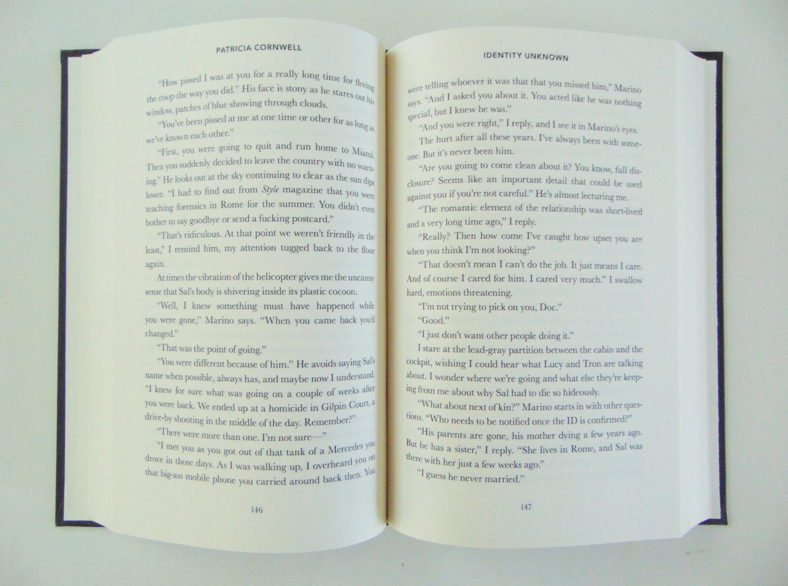 IDENTITY UNKNOWN by Patricia Cornwell, First Edition 2024