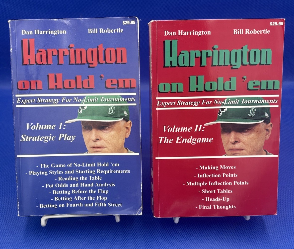 Harrington On Hold ‘Em Poker Volumes I & II, by Dan Harrington Paperback